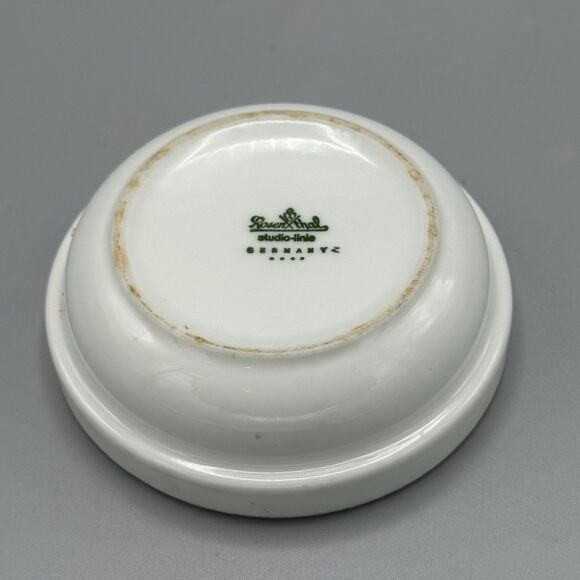 Vtg Rosenthal Germany Bowl with Purple WA in center Advertising Trinket Bowl - Picture 5 of 10